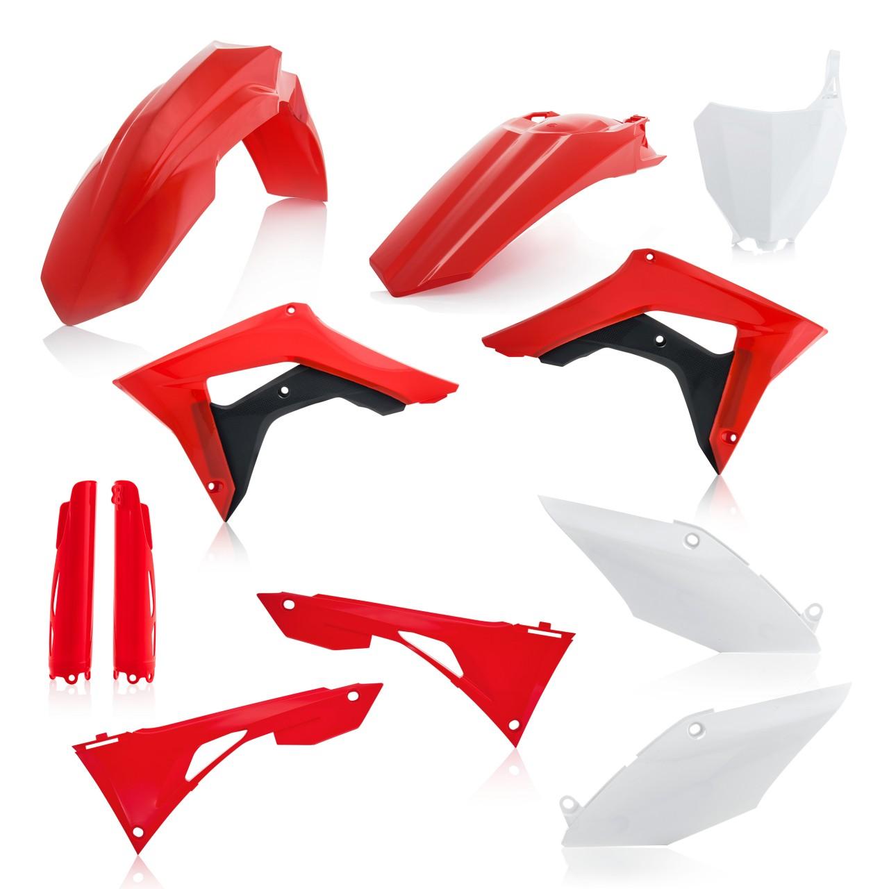 Acerbis Oem 0023615.553 - Full Plastics Kit - Honda Crf250r 2019-21, Crf450r 2019-20 - Oe (Red/White)