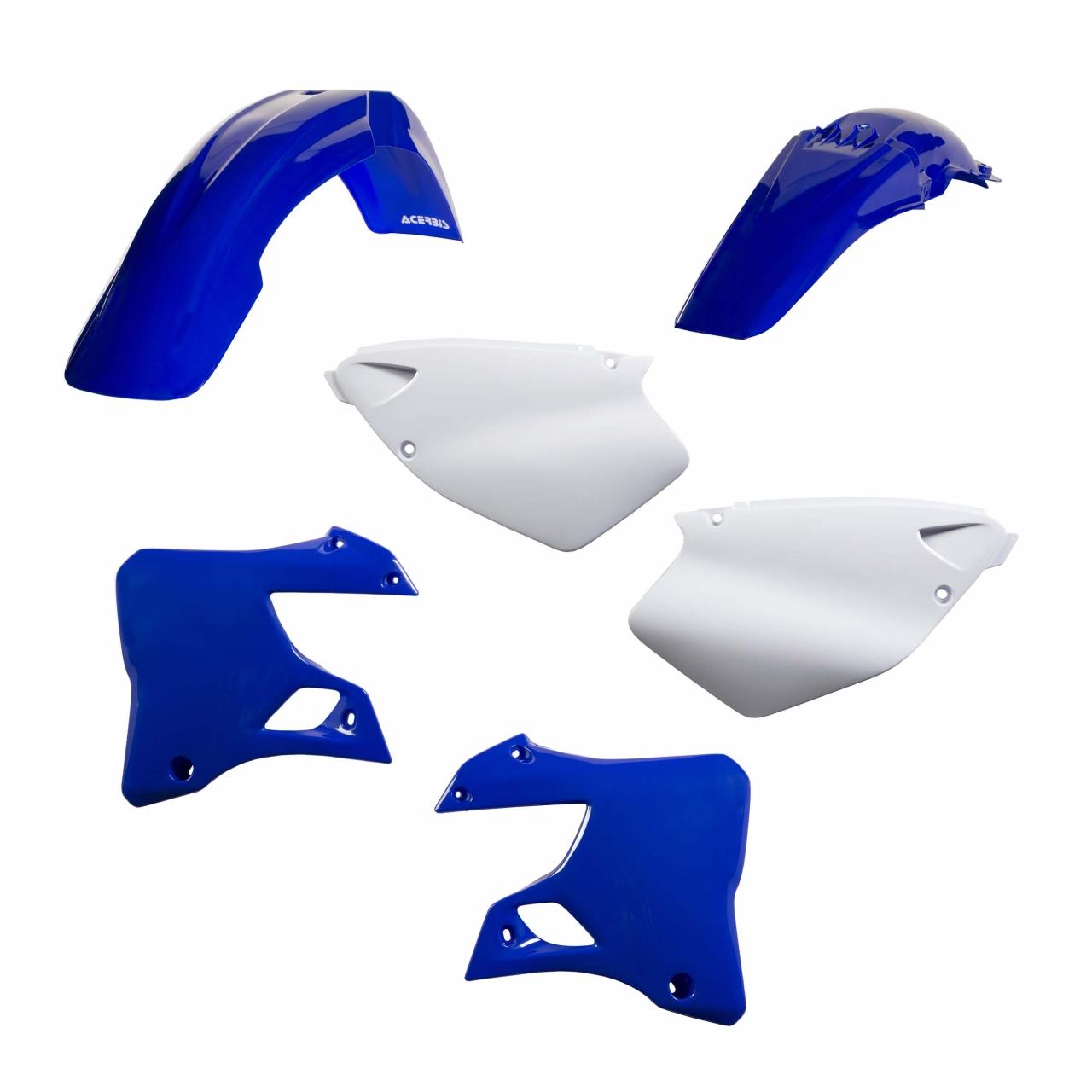 Acerbis Blue/White 0007580.553.990 - Standard Plastics Kit - Yamaha Yz 125/ 250 2000-01 - Oem '00 ()