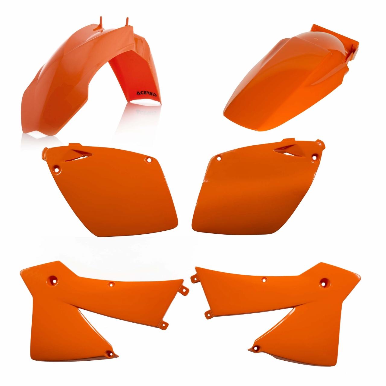 0007526.010.098 - Acerbis Standard Plastics Kit - KTM SXF 450/525 & EXC-F 400/450/500 2003 - Orange