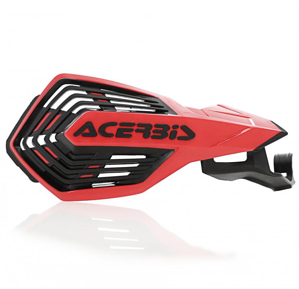 0024662.349 - Acerbis K-Future Hand Guards - Honda CRF450R & CRF450RX 2021-23 - Red/ Black