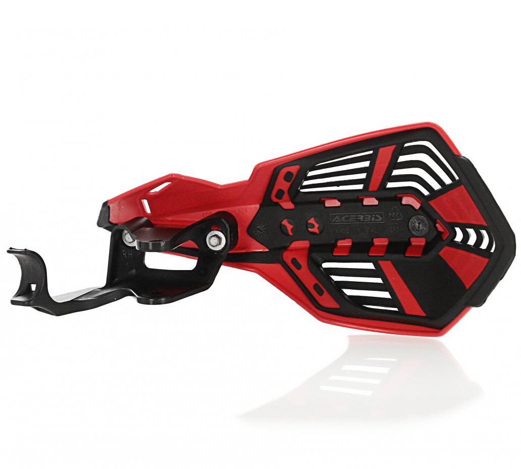 0024662.349 - Acerbis K-Future Hand Guards - Honda CRF450R & CRF450RX 2021-23 - Red/ Black image 2