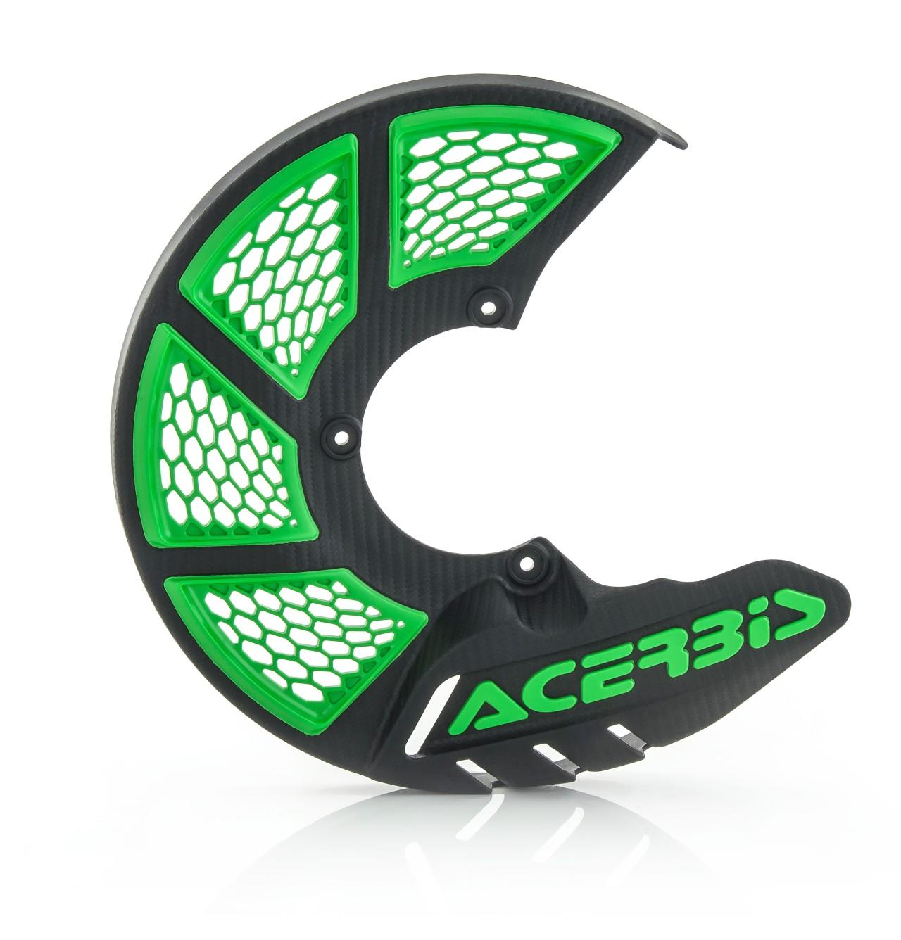 0021846.325 - Acerbis X-Brake 2.0 Front Vented Disc Cover - Black/ Green