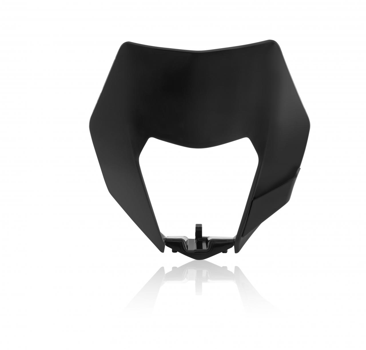 Acerbis Black Headlight Surround - Ktm Exc 125/200/250/300 & Exc-F 250/350/400/450/500 2014-16