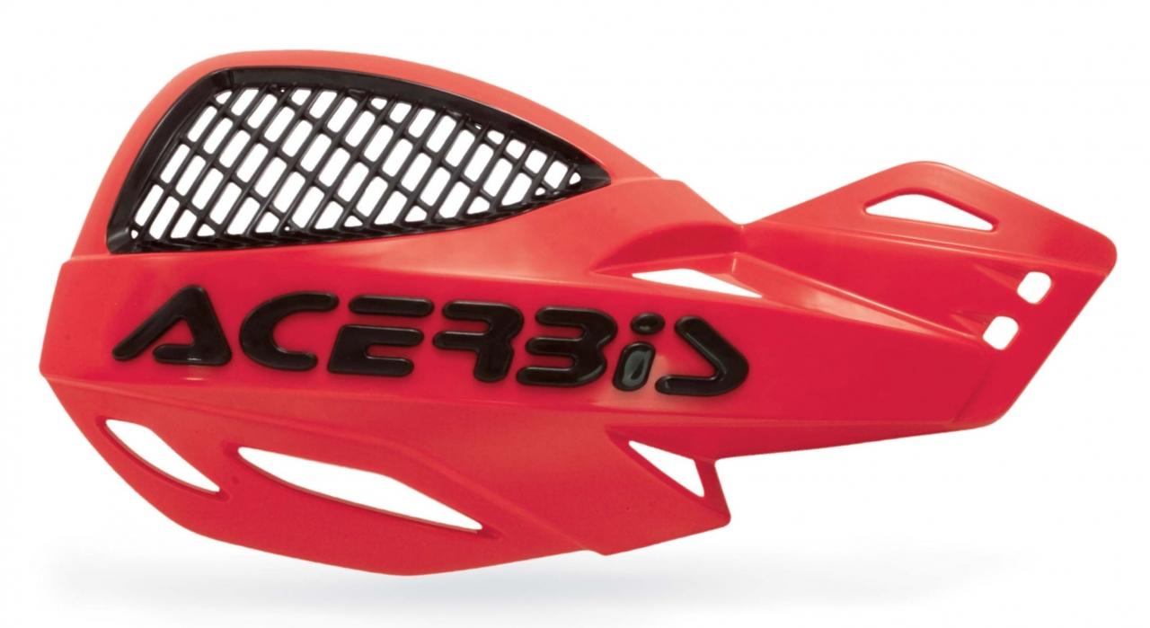 Acerbis Uniko Vented MX Handguards Red/Black - Image 4