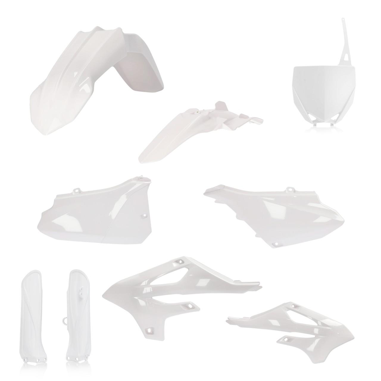 Acerbis White 0024930.030 - Full Plastics Kit - Yamaha Yz85 2022-2025