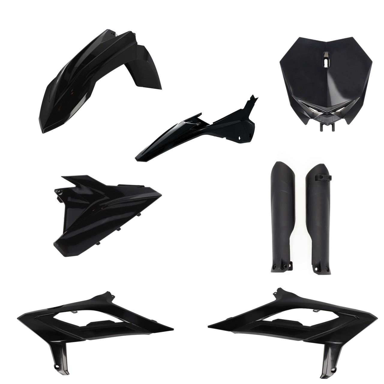 0025496.090 - Acerbis Full Plastics Kit - Beta RX 300 2023-2024, RX 450 2023 - Black