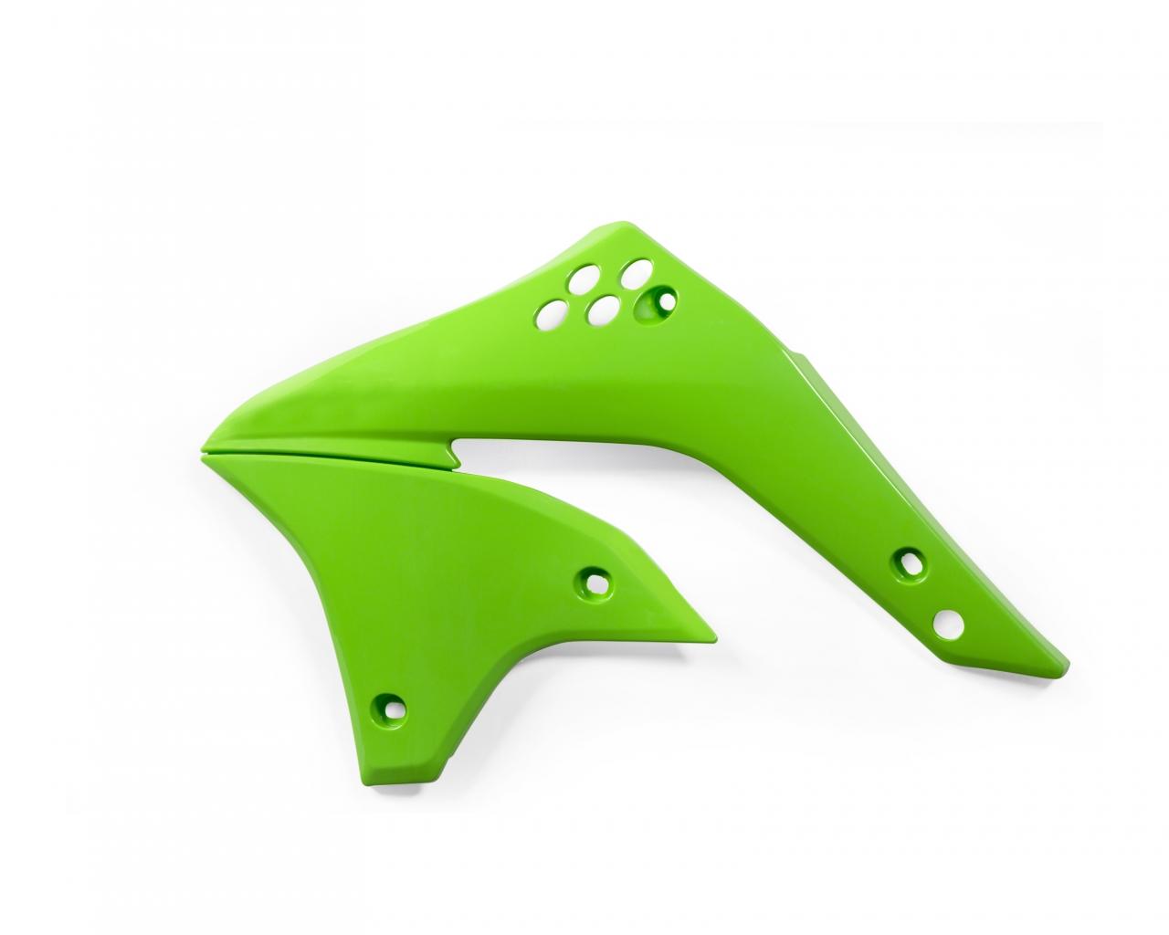 0009103.130 - Acerbis Radiator Scoops - Kawasaki KXF450 2006-08 - Green image 2