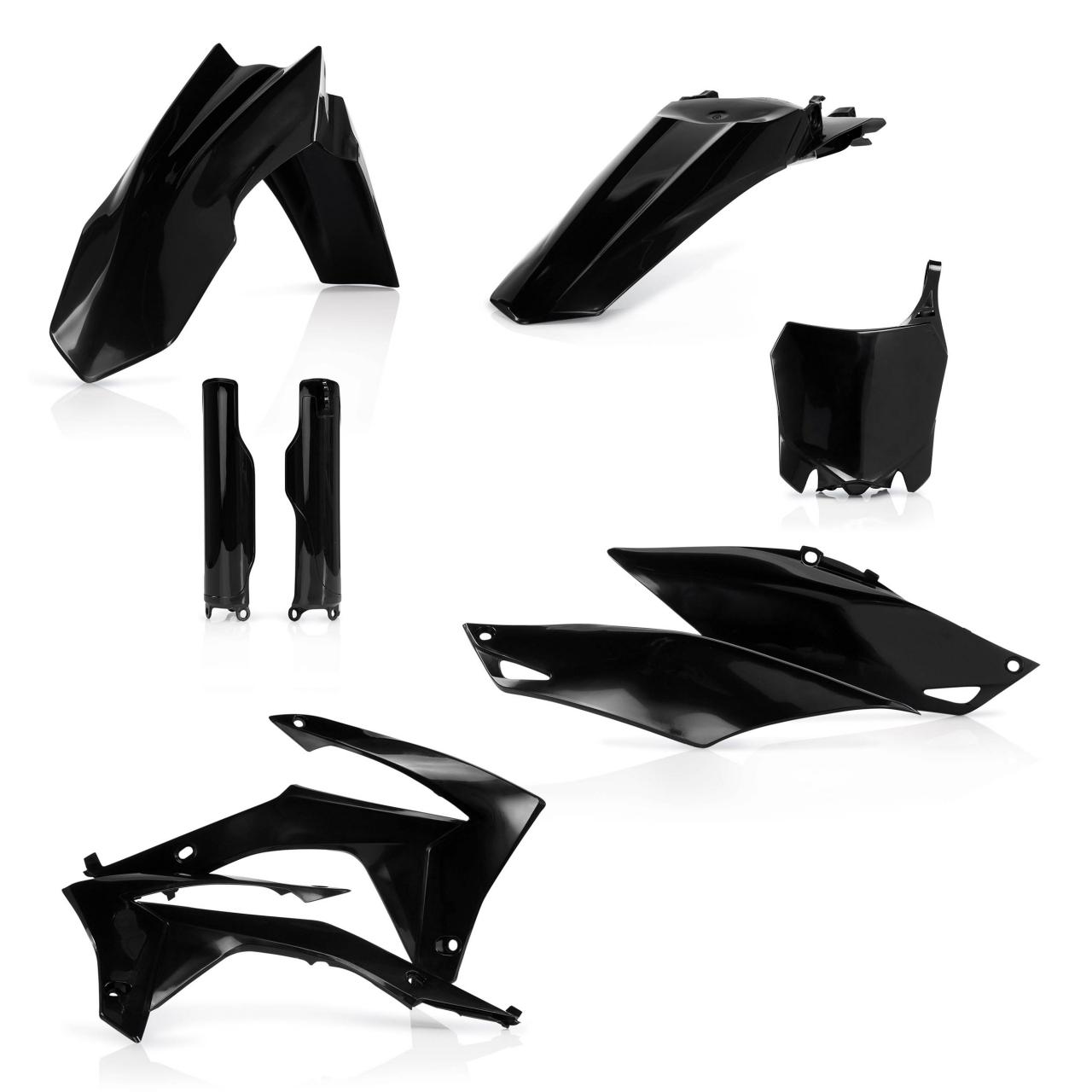 0016900.090 - Acerbis Full Plastics Kit - Honda CRF450R 2013-16, CRF250R 2014-17 - Black