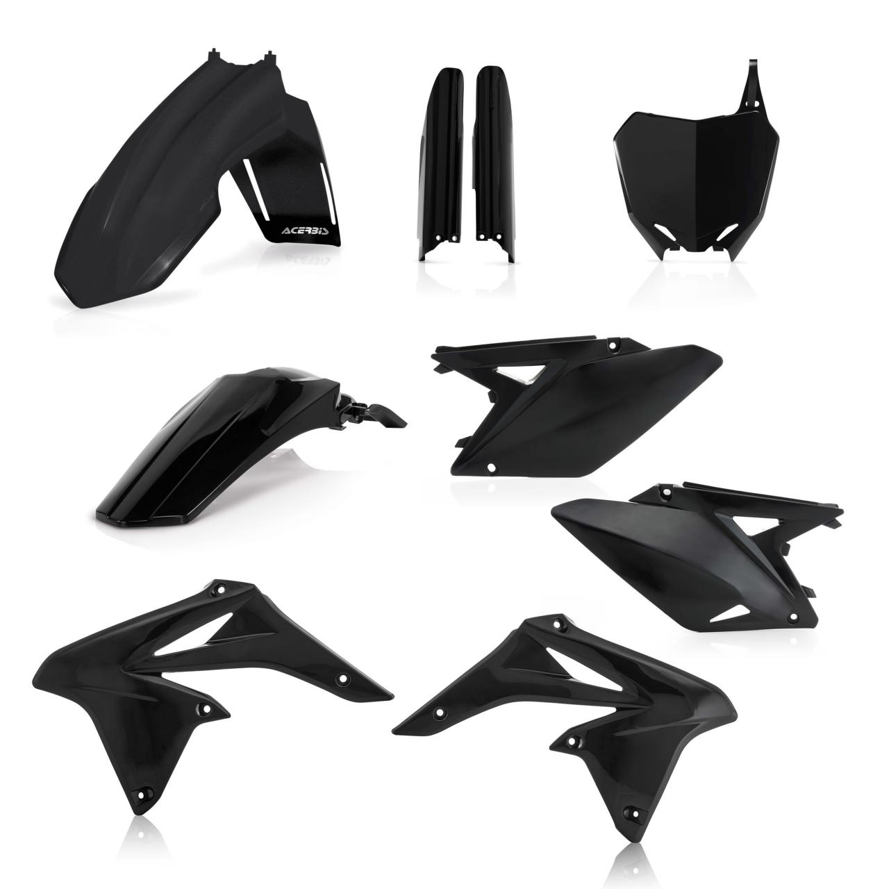 0023079.090 - Acerbis Full Plastics Kit - Suzuki RMZ250 2018-20 - Black