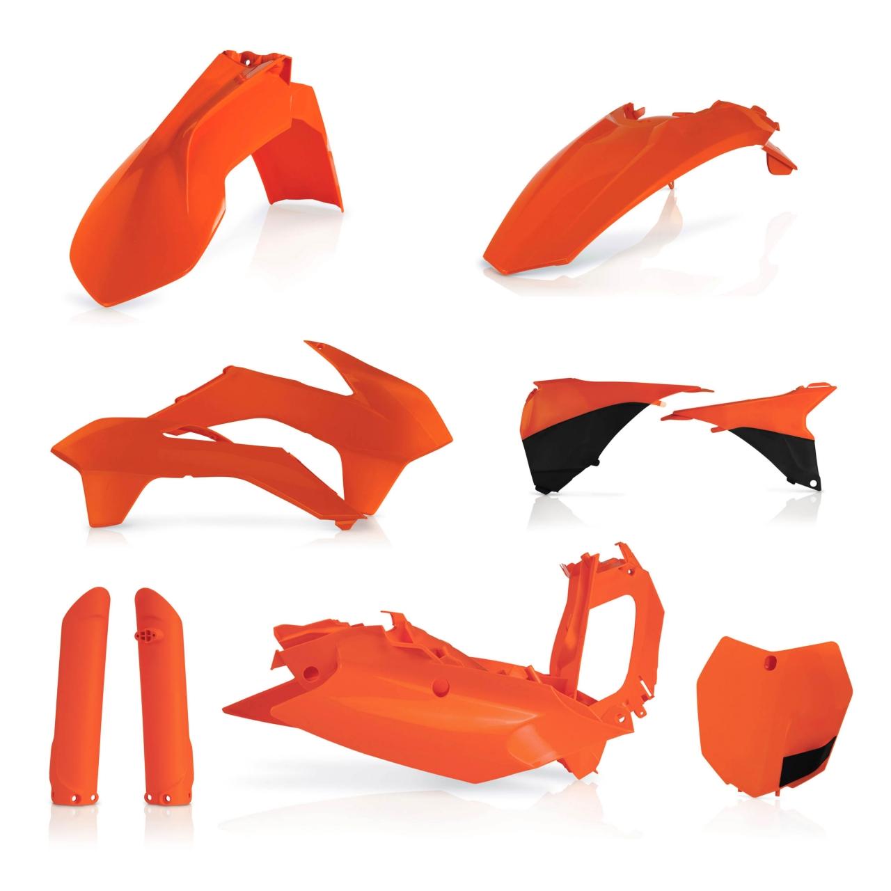 Acerbis Orange 0017843.010 - Full Plastics Kit - Ktm Sx 125/150 2015, Sx250 2015-16, Sxf250/450/505 2015