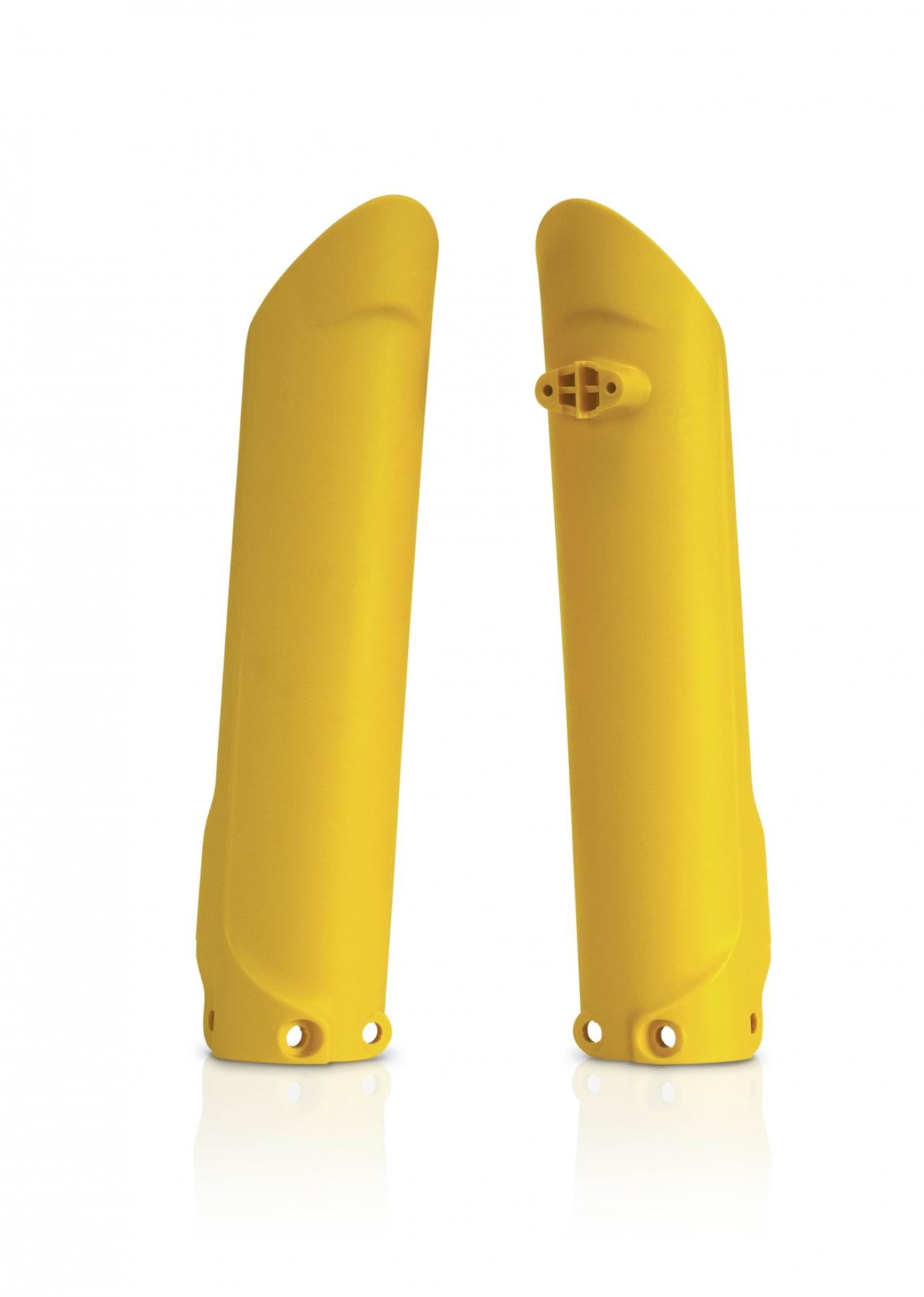 Acerbis Yellow 0017842.060 - Fork Guards - Husqvarna Fc/Tc 2015, Ktm Sx/Sxf 2016-22, Exc/Exc-F 2016-23