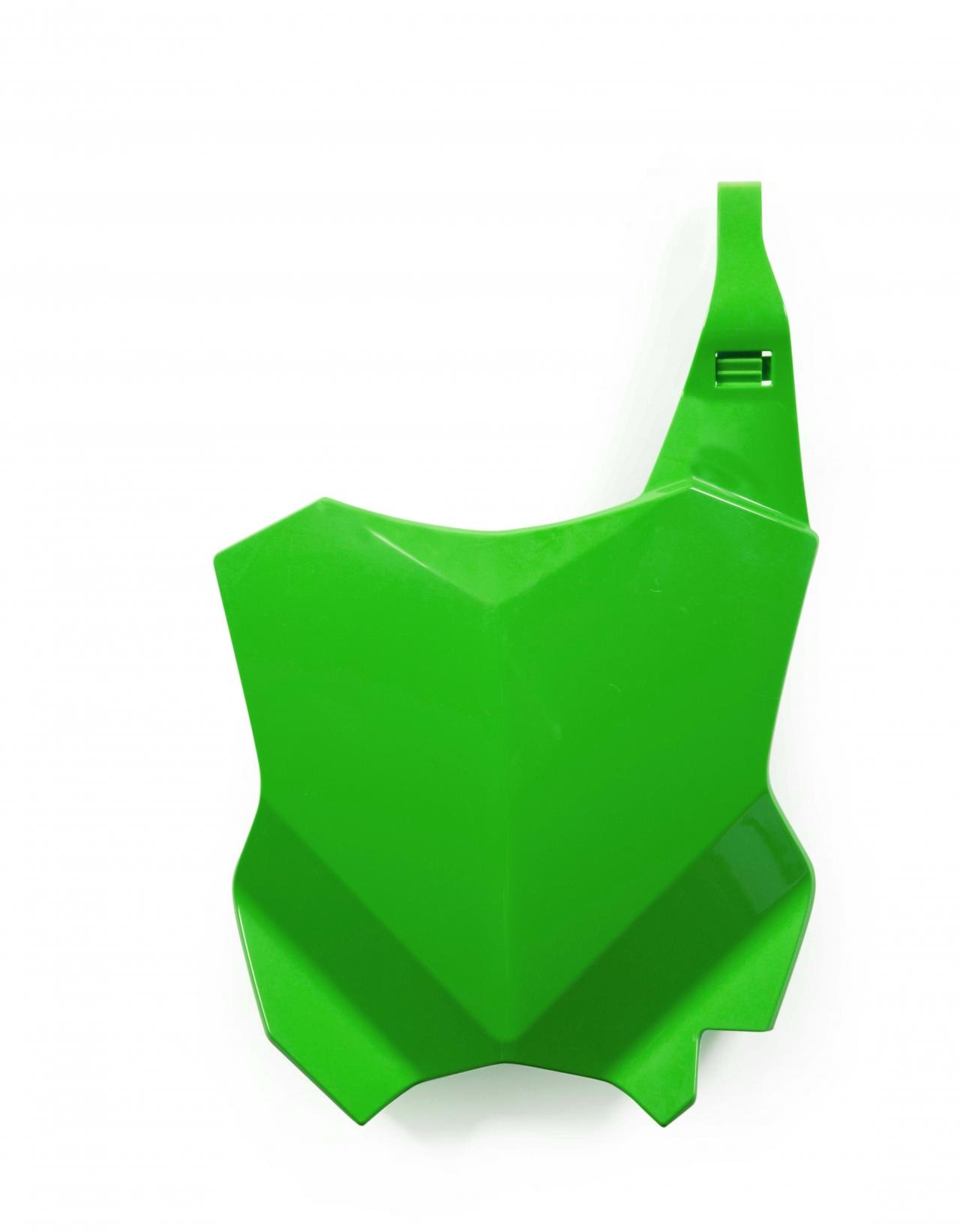Acerbis Green 0021839.130 - Front Number Board - Kawasaki Kxf250 2017-2025, Kxf450 2016-2025