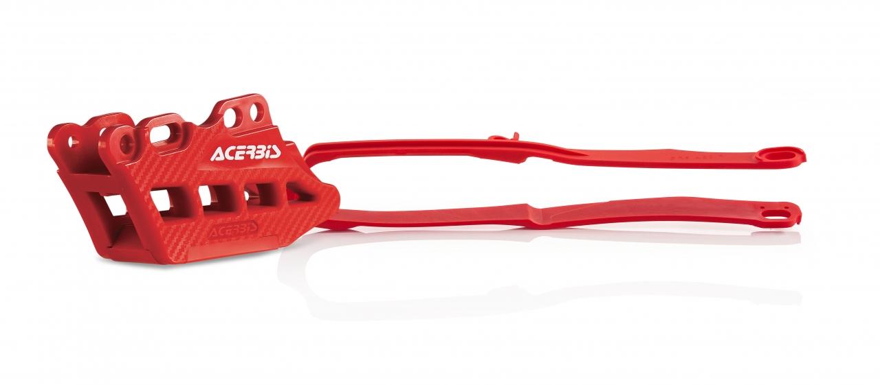 Acerbis Red Chain Guide & Slider Kit - Honda Crf250r 2018-19, Crf450r 2017-18