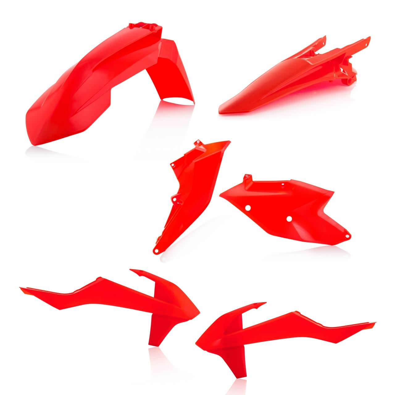 Acerbis Orange 0023592.014 - Standard Plastics Kit - Ktm Exc Tpi/ Exc-F/ Xc-W Tpi 2019 - Fluro