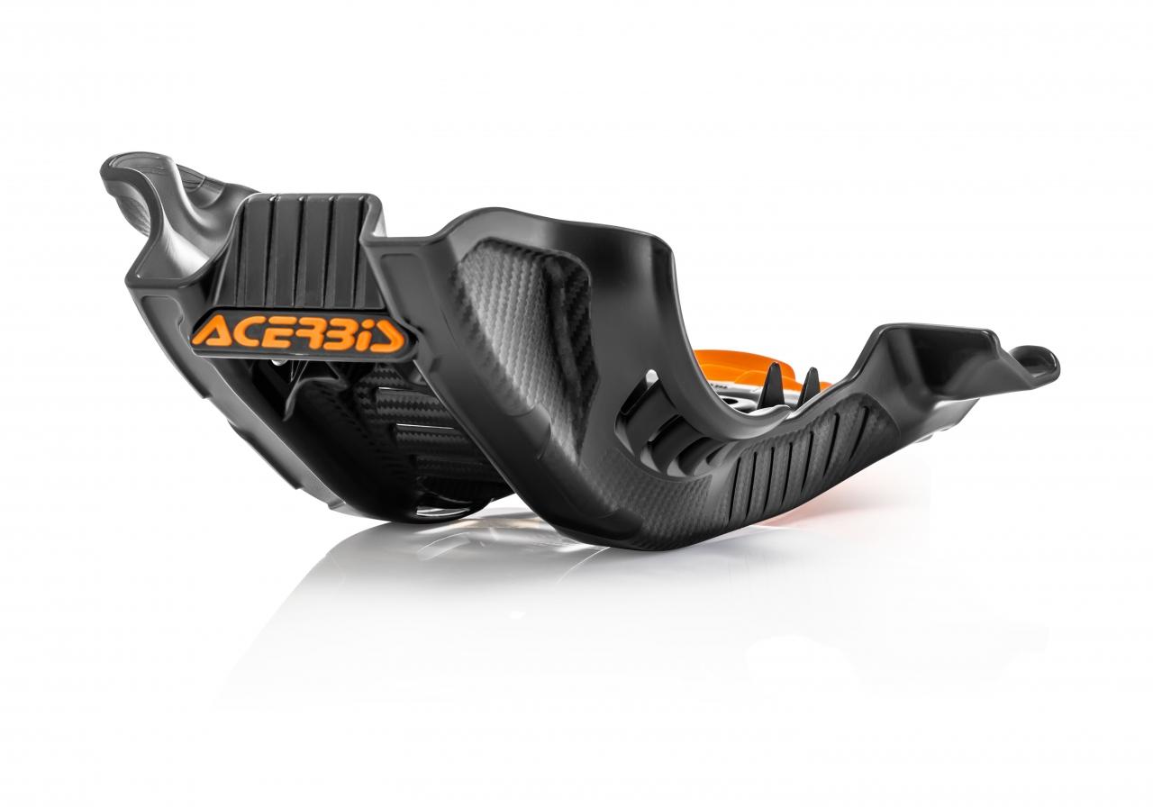 Acerbis Black/Orange 0023661.313 - Skid Plate - Ktm Sxf 250/350 & Husqvarna Fc 250/350 2019-20
