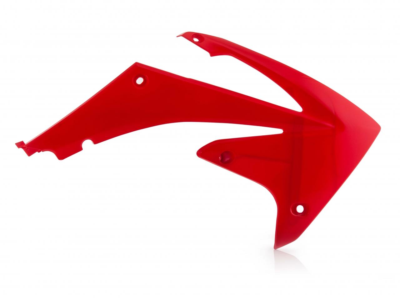 0013145.110 - Acerbis Radiator Scoops - Honda CRF250R 2010-13, CRF450 2009-11 - Red