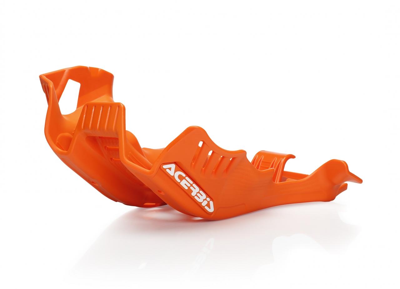 Acerbis Orange/White 0023764.010 - Skid Plate - Ktm Exc 250/350 Tpi & Xc-W 250/350 Tpi 2020-23