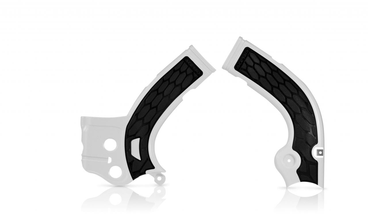 0017778.030 - Acerbis X-Grip Frame Guards - Yamaha YZF250 2014-16, YZF450 2014-15, WRF250 2015-19 - White