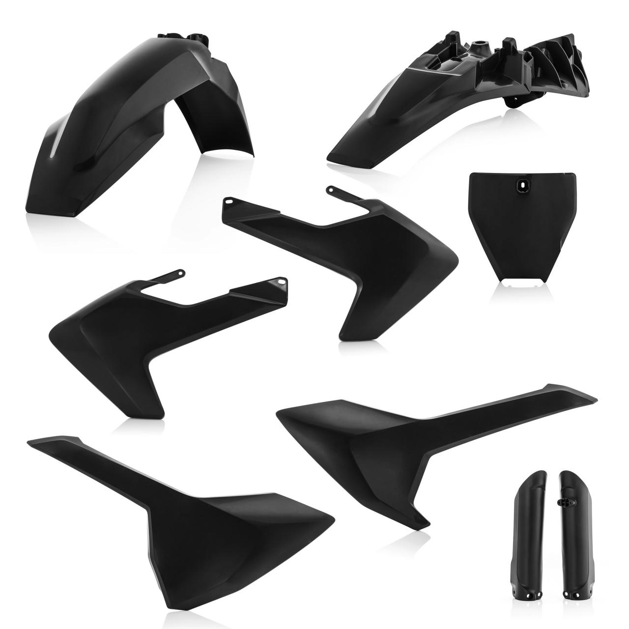 0023056.090 - Acerbis Full Plastics Kit - Husqvarna TC85 2018-2024 - Black