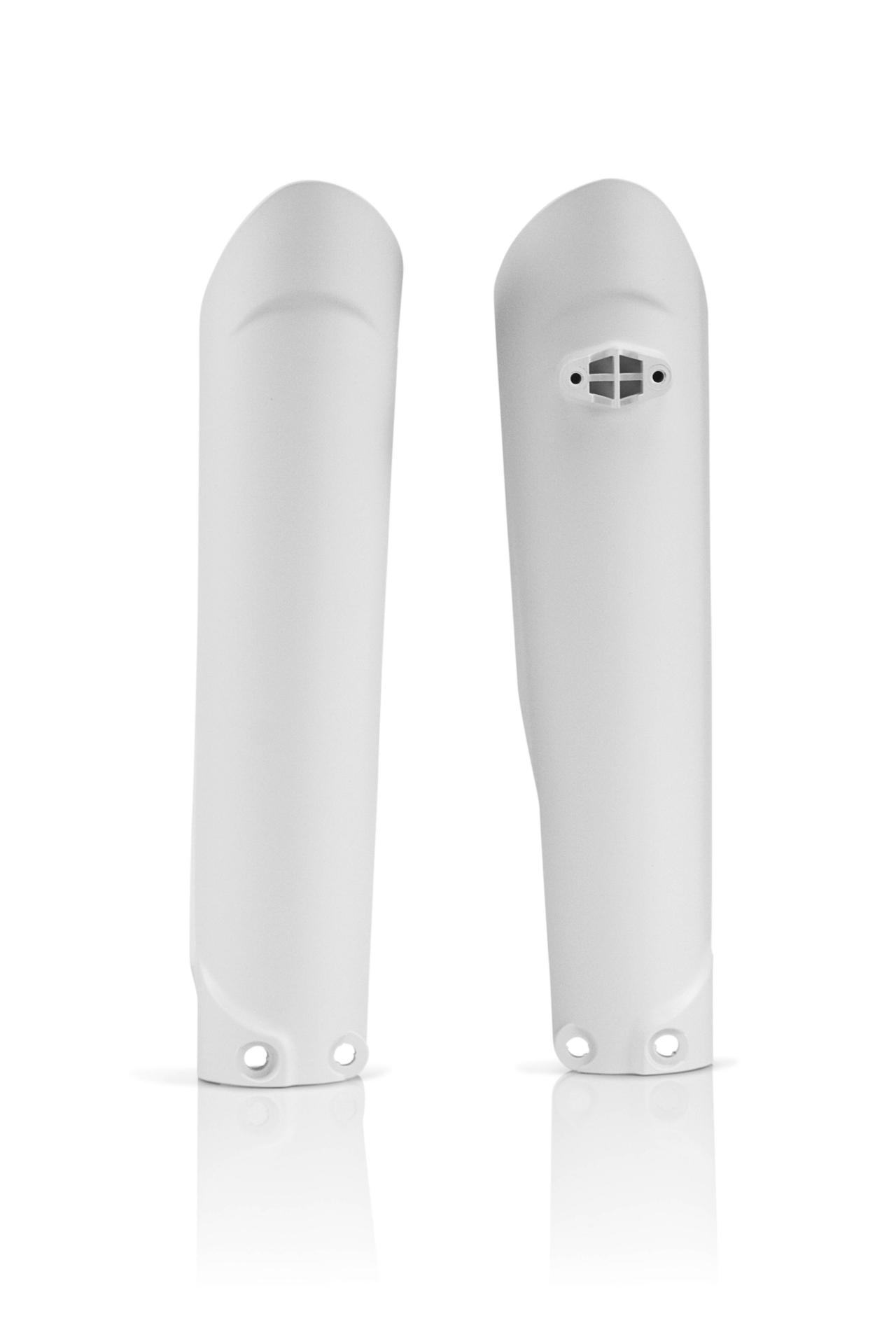 Acerbis White 0017842.030 - Fork Guards - Husqvarna Fc/Tc 2015, Ktm Sx/Sxf 2016-22, Exc/Exc-F 2016-23