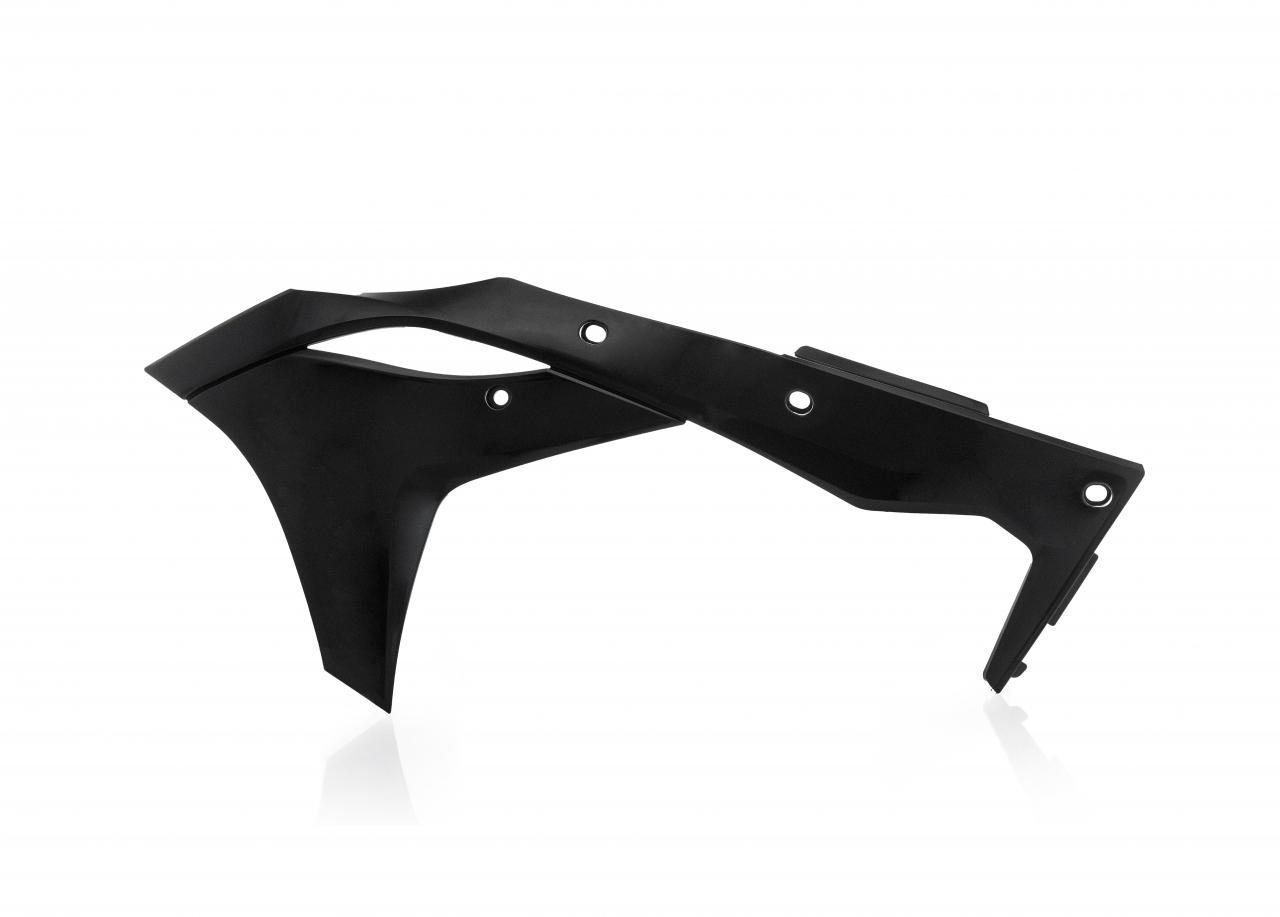 Acerbis Black 0022376.090 - Radiator Scoops - Kawasaki Kxf250 2017-20