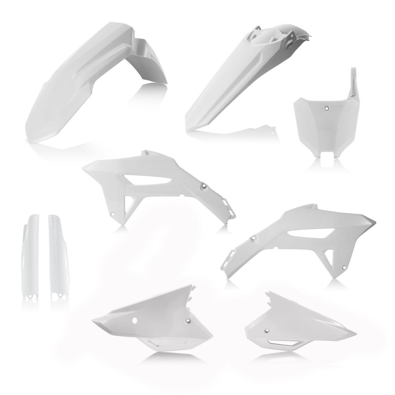 0024559.030 - Acerbis Full Plastics Kit - Honda CRF250R 2022-2024, CRF450R 2021-2024 - White