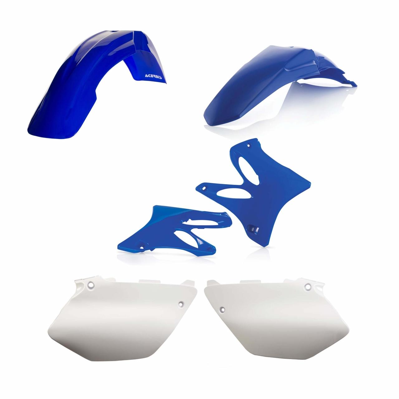 Acerbis Blue/White 0007513.553.002 - Standard Plastics Kit - Yamaha Yz 125/250 & Wr 125/250 2002-05 - Oem ()