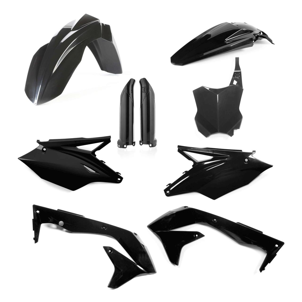 0022988.090 - Acerbis Full Plastics Kit - Kawasaki KXF450 2018 - Black
