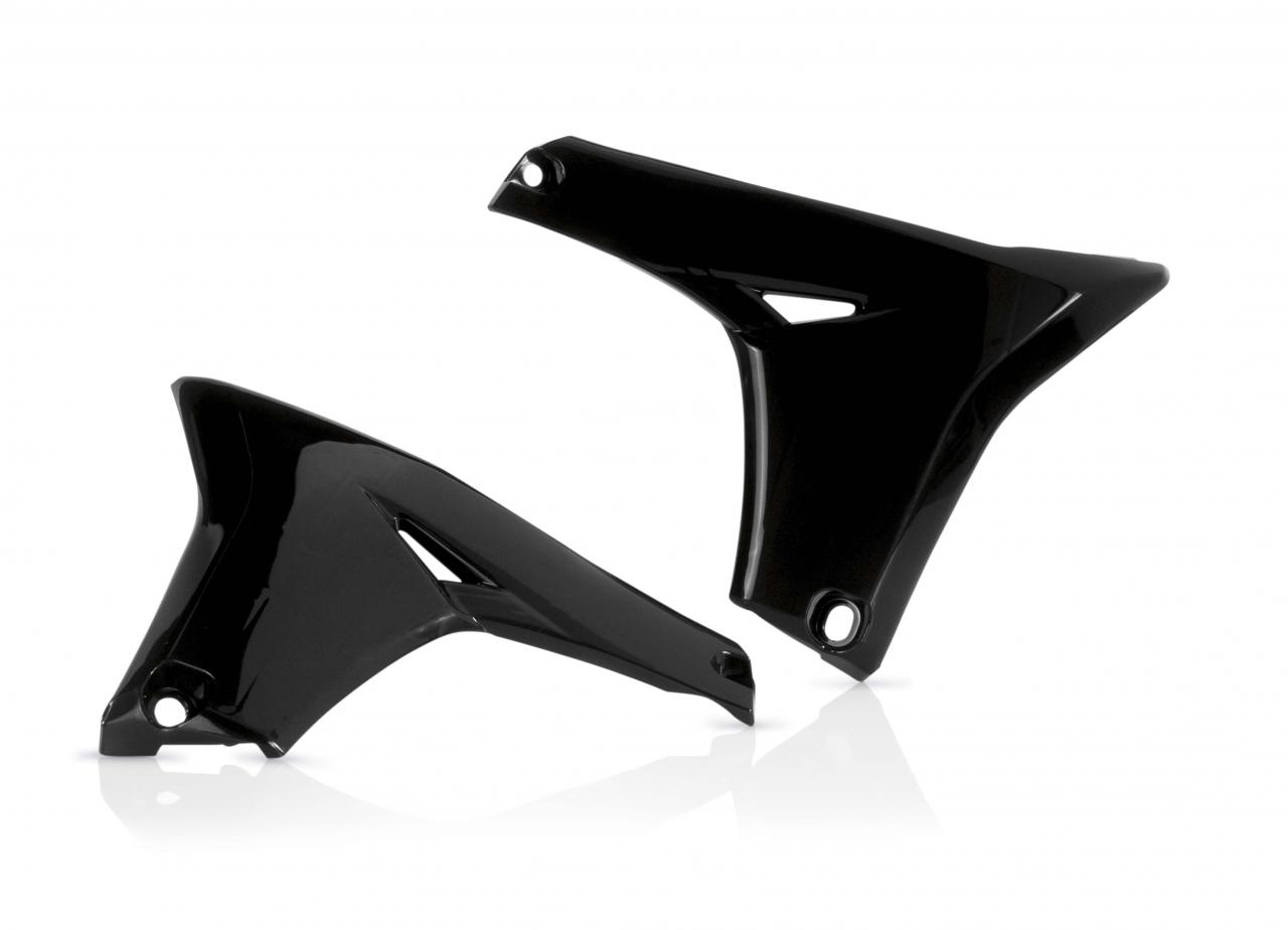 Acerbis Black 0013771.090 - Lower Radiator Scoops - Yamaha Yzf450 2010-13