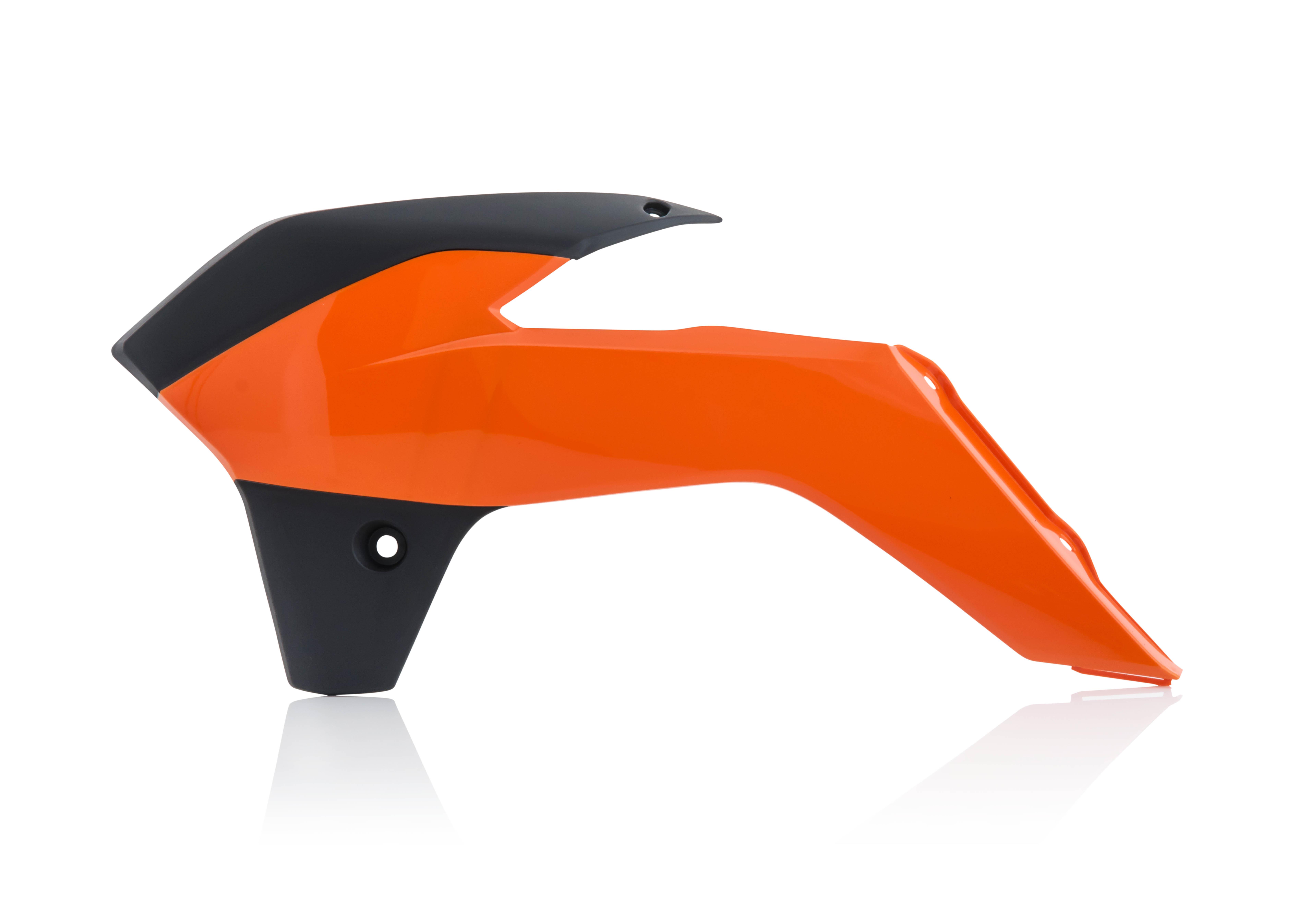 0016896.209.016 - Acerbis Radiator Scoops - KTM SX85 2013-17 - Orange/ Black '16