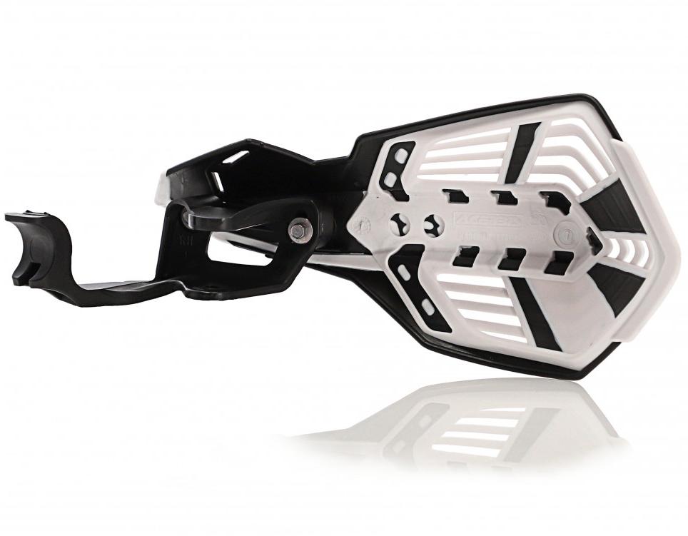 0024662.315 - Acerbis K-Future Hand Guards - Honda CRF450R & CRF450RX 2021-2025 - Black/ White image 2