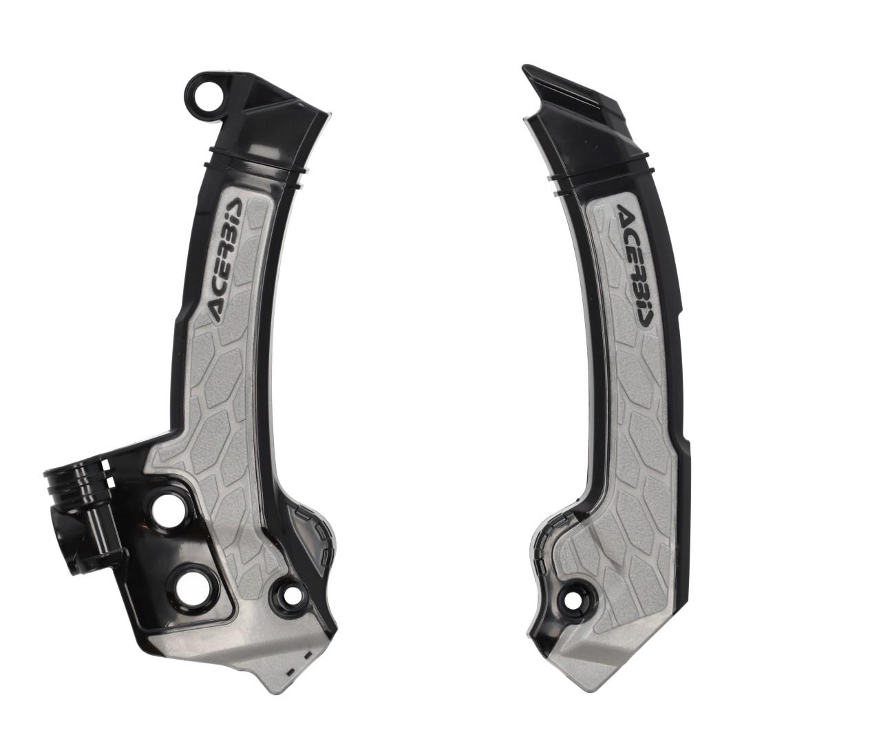 0025337.319 - Acerbis X-Grip Frame Guards - Husqvarna TC 125/250 & FC 250/350/450 2023-2025 - Black/Grey