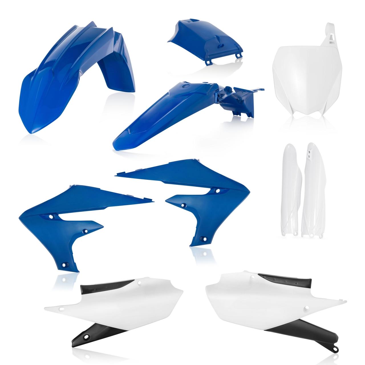 0023631.553 - Acerbis Full Plastics Kit - Yamaha YZF250 2019-23, YZF450 2018-22 - OEM (Blue/White/Black)
