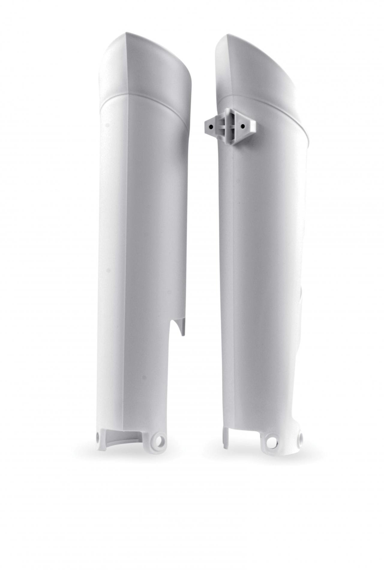 Acerbis White 0011649.030 - Fork Guards - Ktm Exc/ Exc-F 2008-15, Sx/Sxf 2008-14, Husqvarna Te/Fc 2014-15