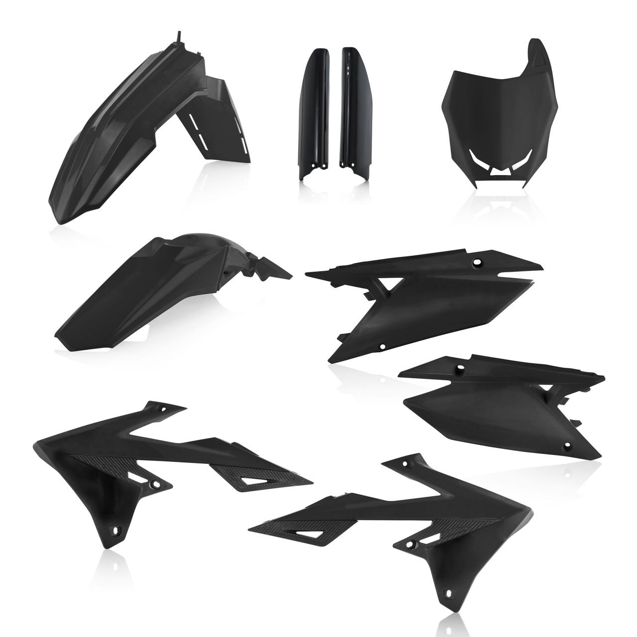 0023623.090 - Acerbis Full Plastics Kit - Suzuki RMZ450 2019 - Black