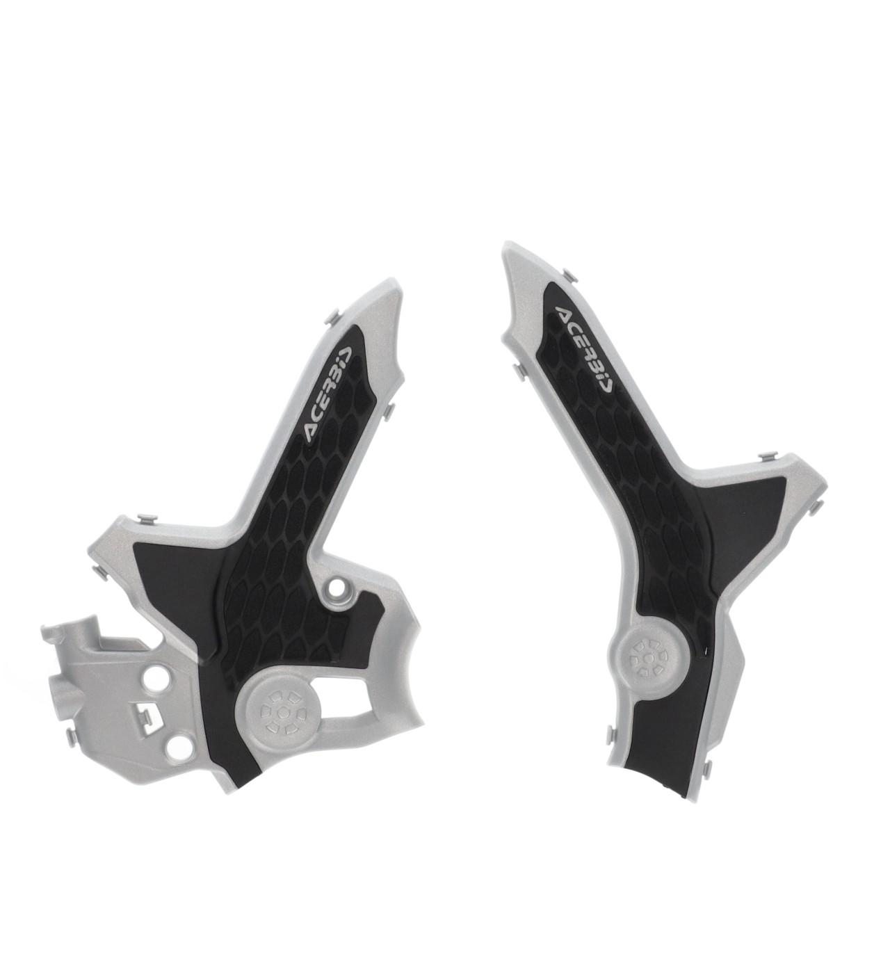 Acerbis Grey/Red 0025127.293 - X-Grip Frame Guards - Honda Crf300l 2021-2024