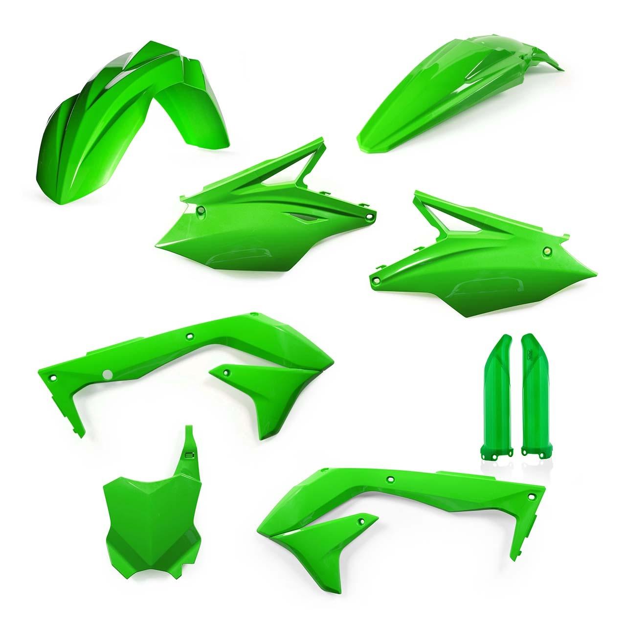 0022988.130 - Acerbis Full Plastics Kit - Kawasaki KXF450 2018 - Green