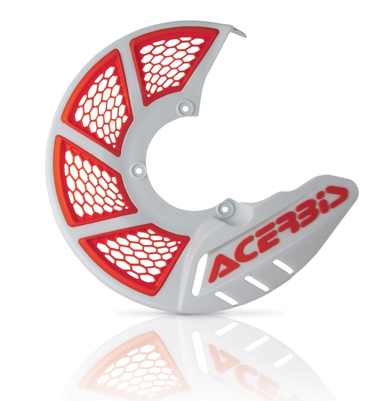 0021846.031 - Acerbis X-Brake 2.0 Front Vented Disc Cover - White/ Orange