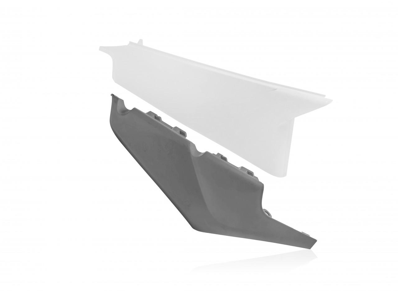0024263.235 - Acerbis Vented Side Panels - Husqvarna FC 250/350/450 & TC 125/250 2020-22, FE 250/350/450/501 2020-23 - White/ Grey image 2