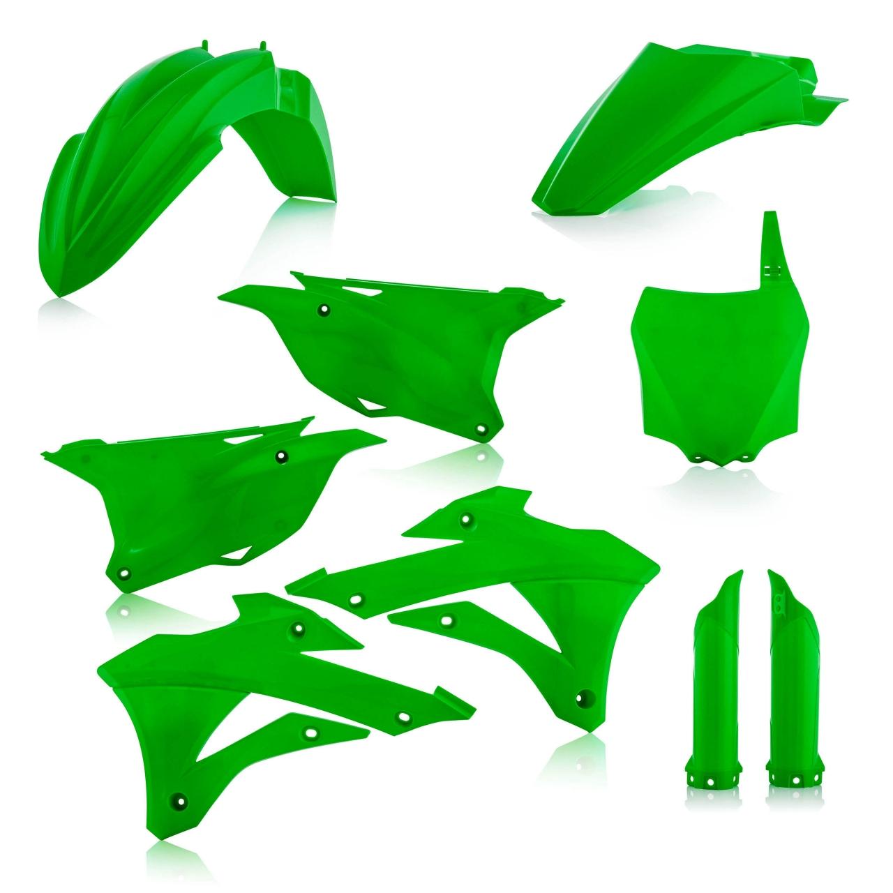 Acerbis Green 0017247.130 - Full Plastics Kit - Kawasaki Kx 85/100 2014-21