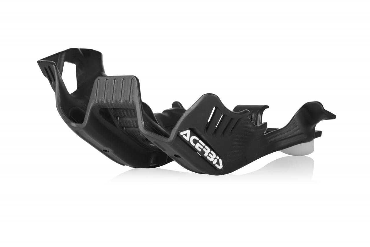 Acerbis Black/White 0024022.315 - Skid Plate - Husqvarna Te 250/300I 2020-23, Gas Gas Ec 250/300 2021-23