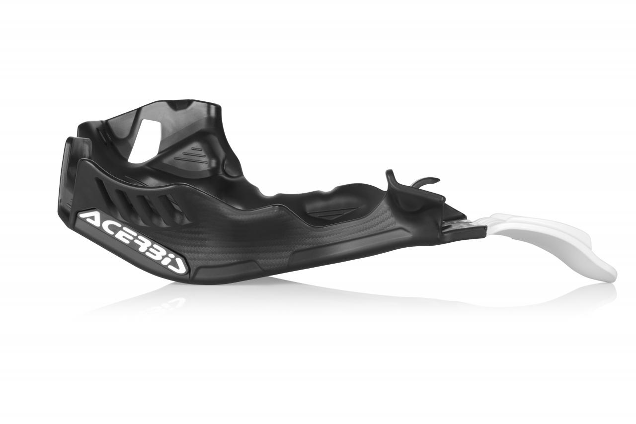 0024022.315 - Acerbis Skid Plate - Husqvarna TE 250/300I 2020-23, Gas Gas EC 250/300 2021-23 - Black/ White image 2