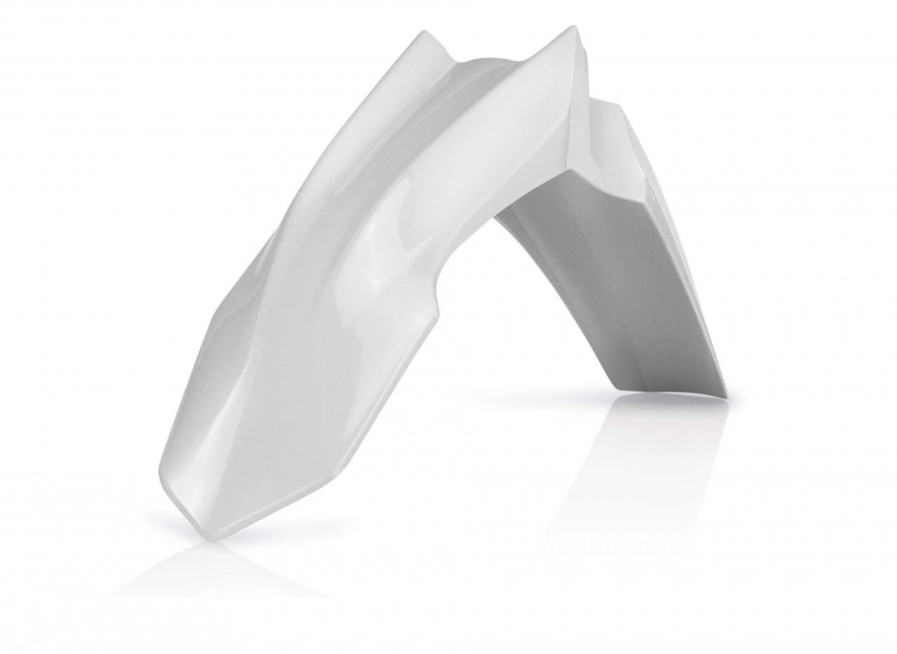 Acerbis White 0016887.030 - Front Fender - Honda Cre450f 2013-16, Crf250r 2014-17, Crf450r 2013-16