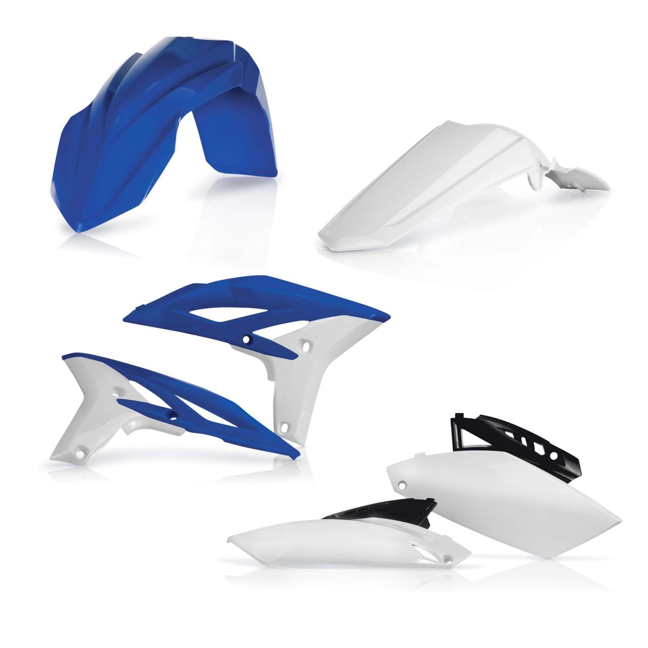 0013775.553.013 - Acerbis Standard Plastics Kit - Yamaha YZF250 2010-13 - OEM '13 (Blue/White)