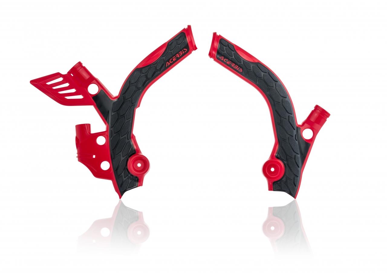 Acerbis Red 0022894.349 - X-Grip Frame Guards - Beta 300-498 Rr 2013-18