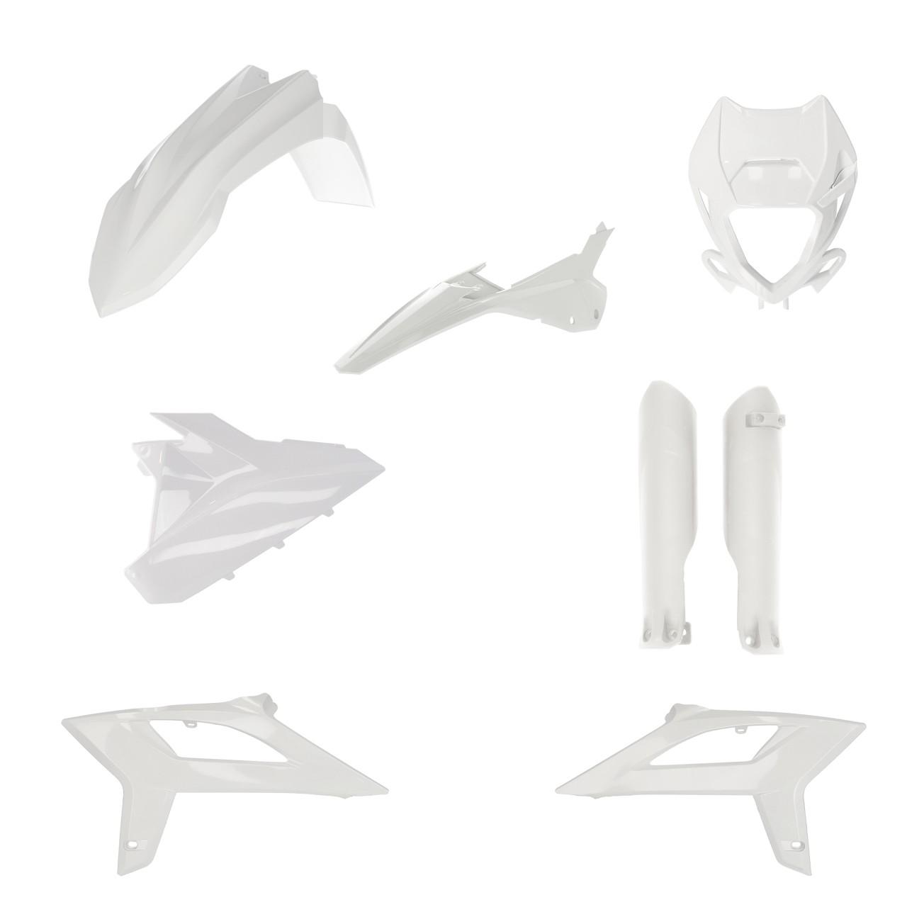 0024937.553.020 - Acerbis Full Plastics Kit - Beta RR 125/200/250/300/350/390/430/480 2020-2022 - OEM '20 (White)