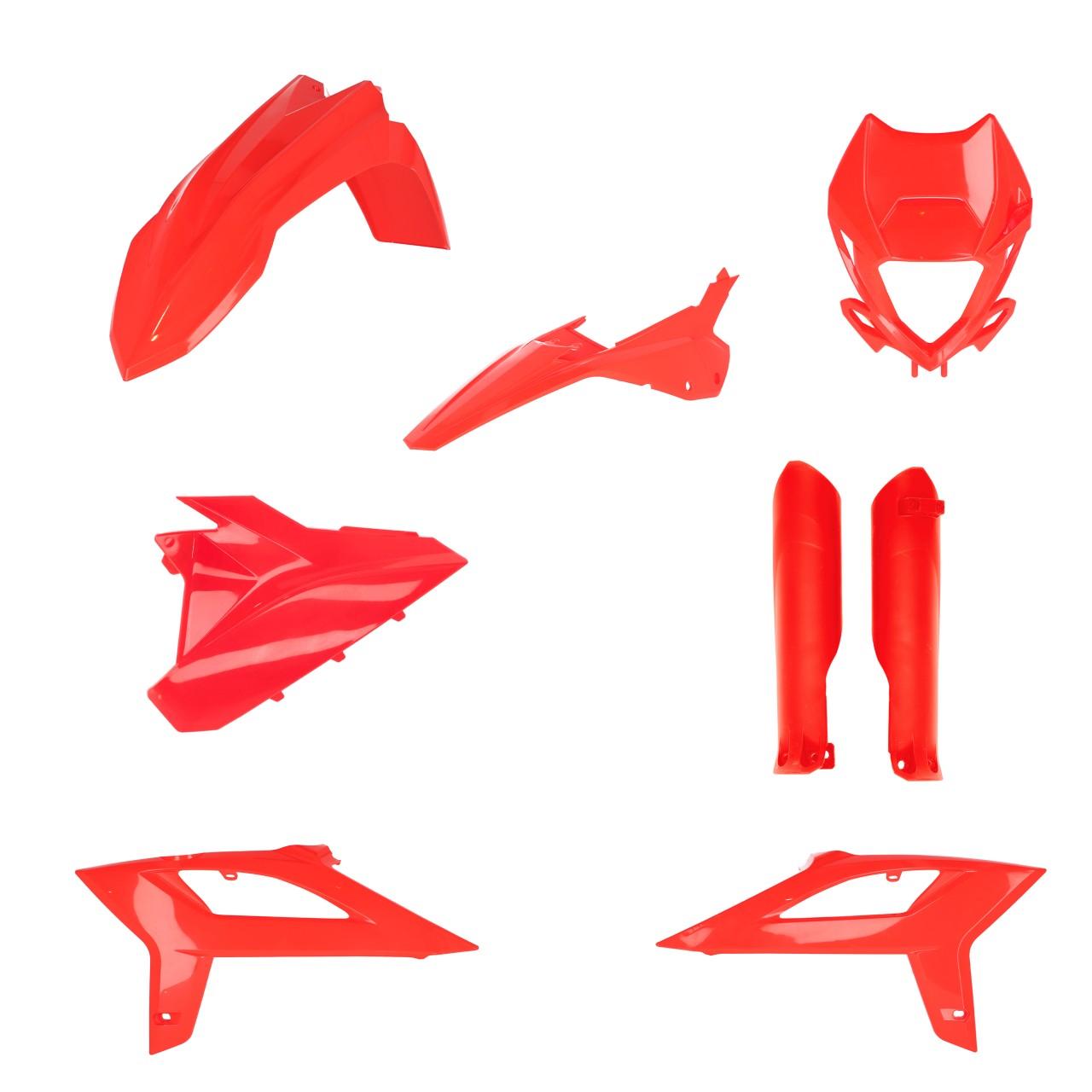 0024937.553 - Acerbis Full Plastics Kit - Beta RR 125/200/250/300/350/390/430/480 2020-22 - OEM (Red)