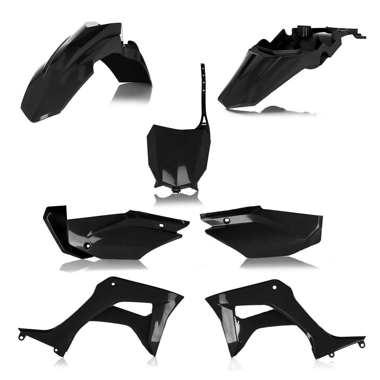 0024606.090 - Acerbis Plastics Kit - Honda CRF110F 2019-2024 - Black