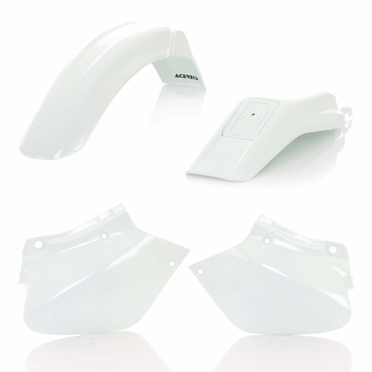 Acerbis White 0007573.030 - Standard Plastics Kit - Honda Xr250r 1996-2003, Xr450r 1996-2004