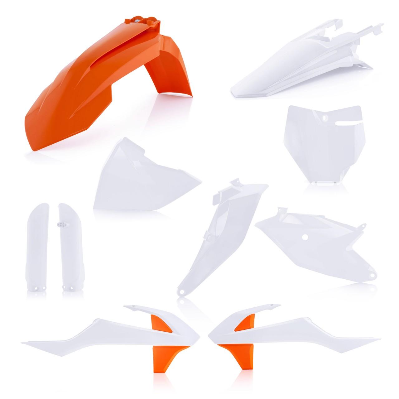 0022933.553.020 - Acerbis Full Plastics Kit - KTM SX85 2018-2024 - OEM '20 (Orange/White)